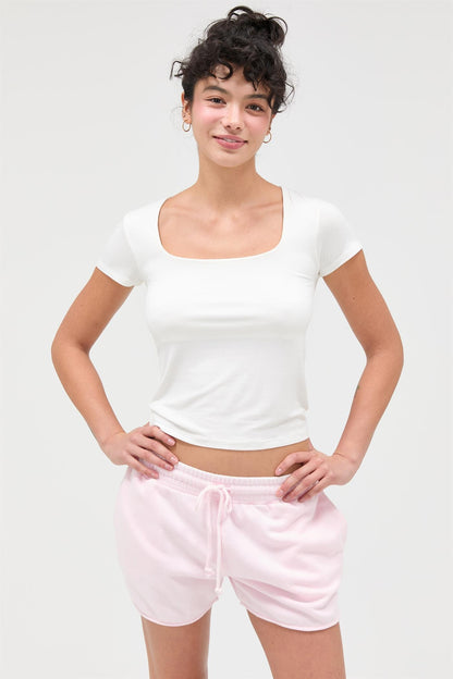 River Square Neck Top (Four Colors)*