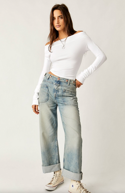 Palmer Cuff Free People Jean