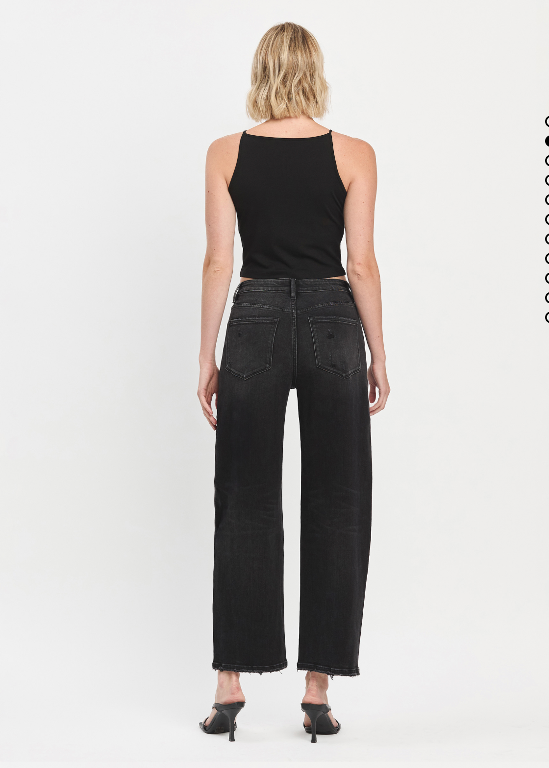 Colette Black Barrel Jean