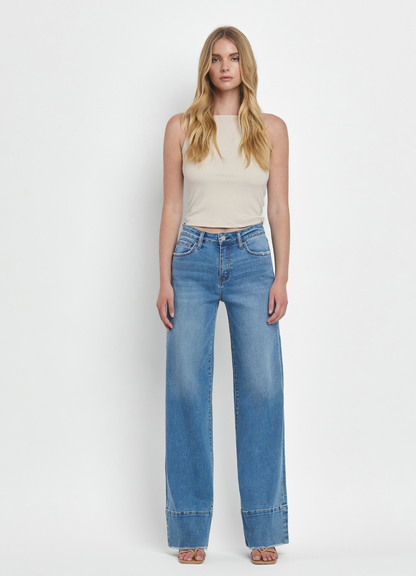 Kimmy Wide Cuff Jean