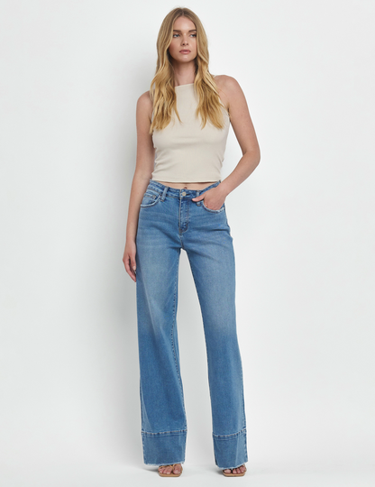 Kimmy Wide Cuff Jean