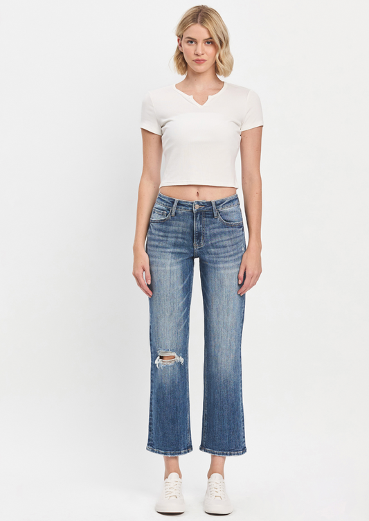 Mindy Ankle Straight Jean