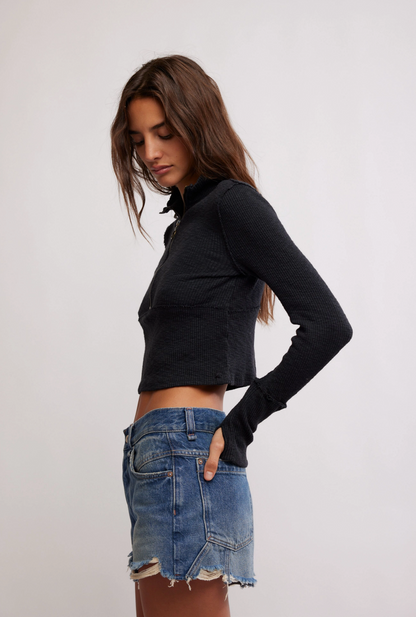 Midnight Waffle Top