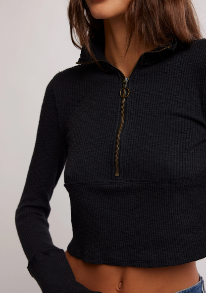 Midnight Waffle Top