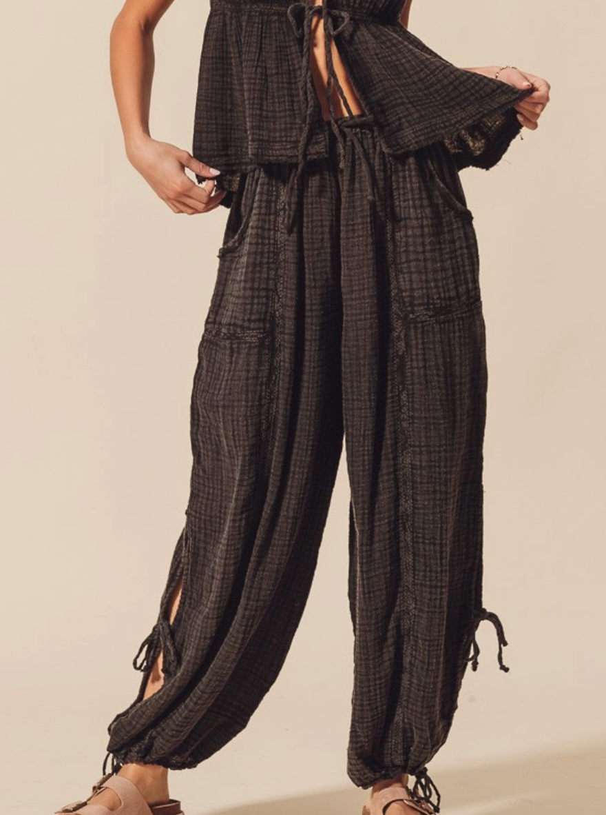 Ginny Gauze Tie Pants