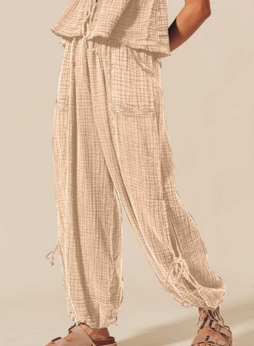 Ginny Gauze Tie Pants