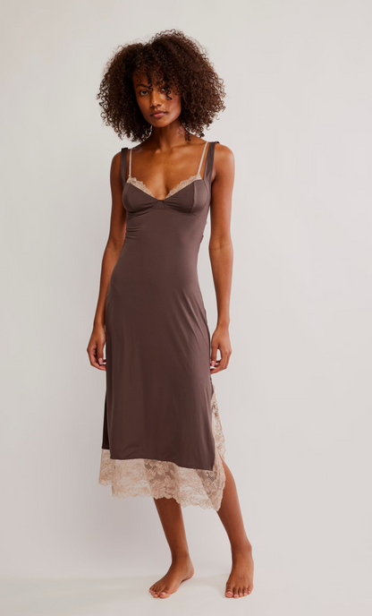 dress slip in party Elegant Slip Satin Dress Loose Split Long Fashion Sexy Party Dress