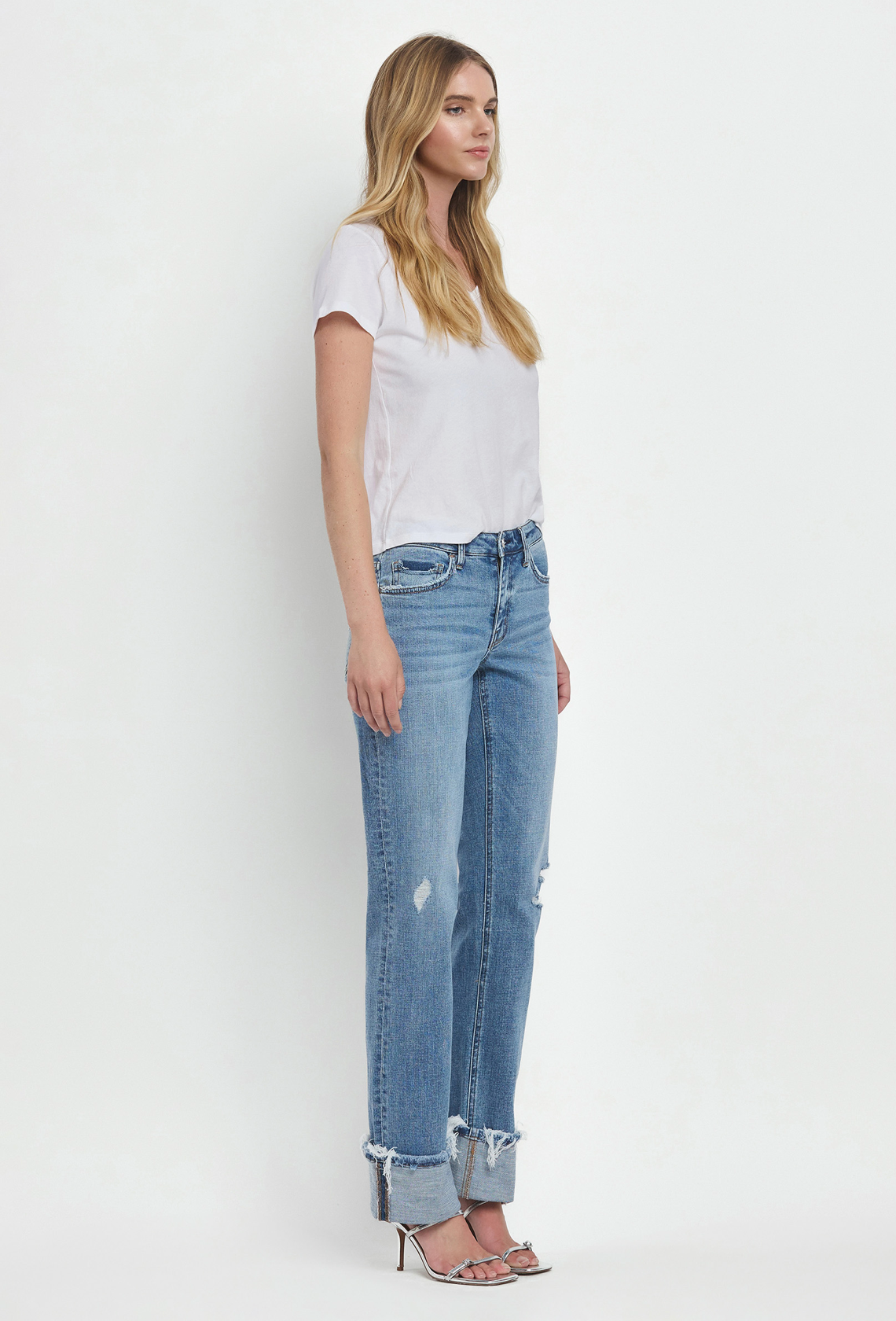 Evermore Cuffed Straight Jean
