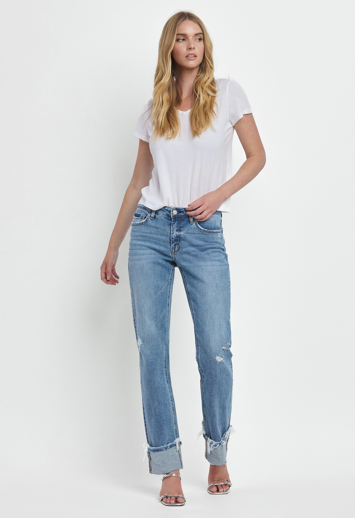 Evermore Cuffed Straight Jean