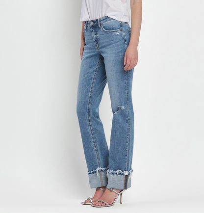 Evermore Cuffed Straight Jean