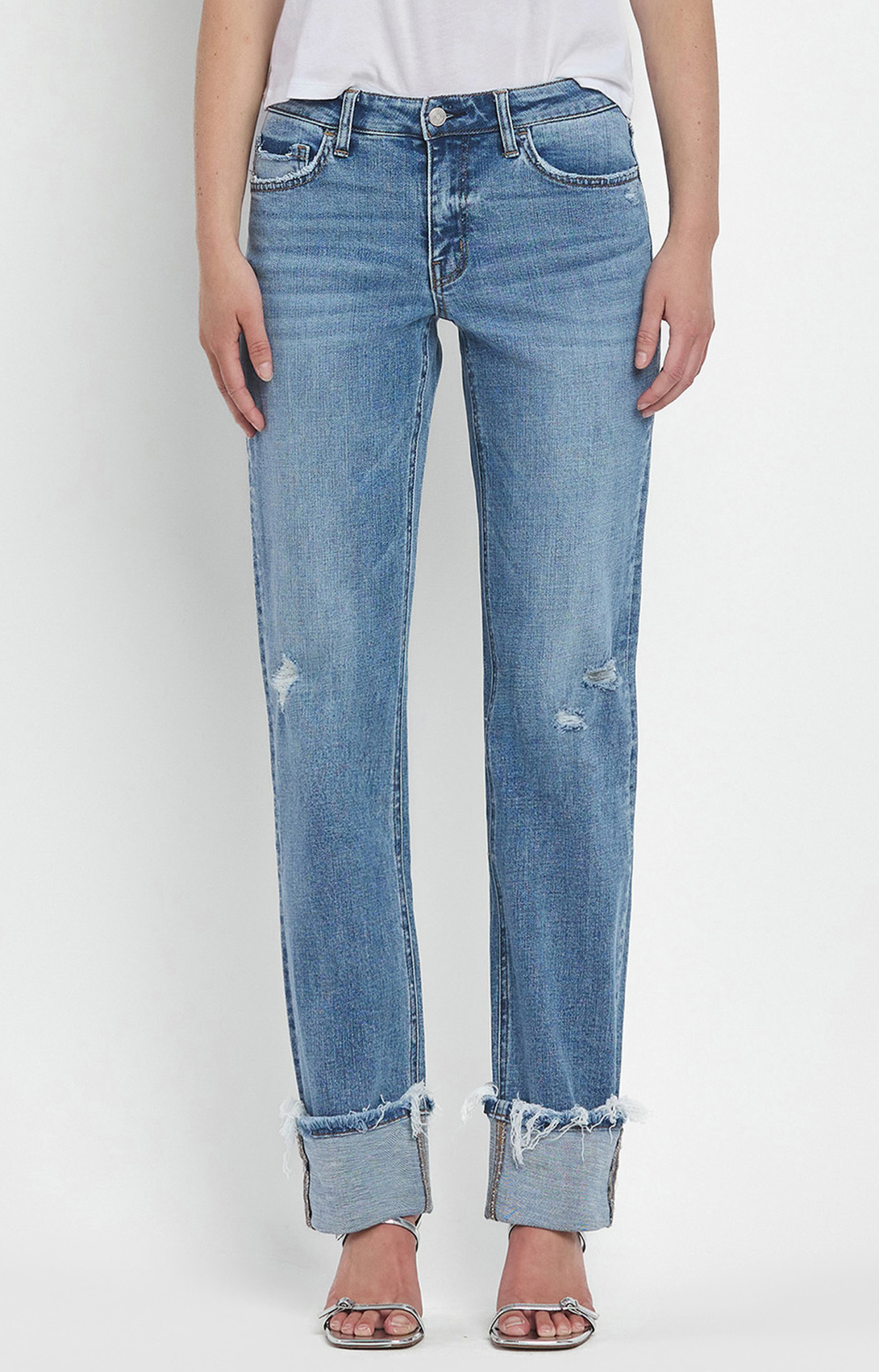 Evermore Cuffed Straight Jean