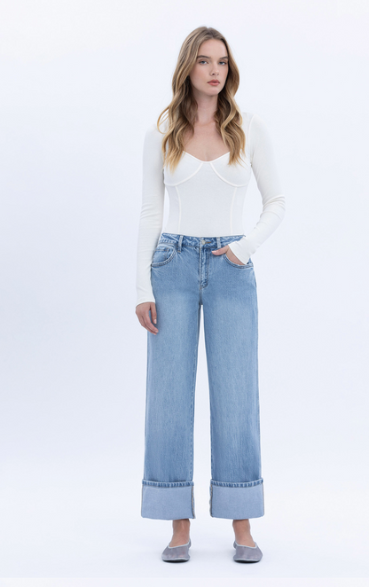 Jubilant Cuffed Baggy Jean