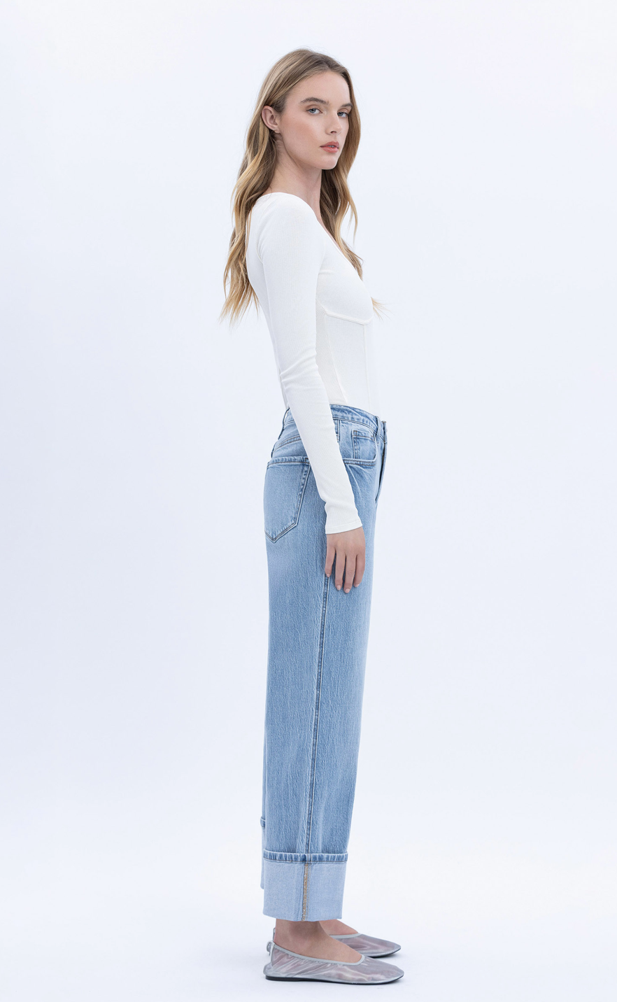 Jubilant Cuffed Baggy Jean