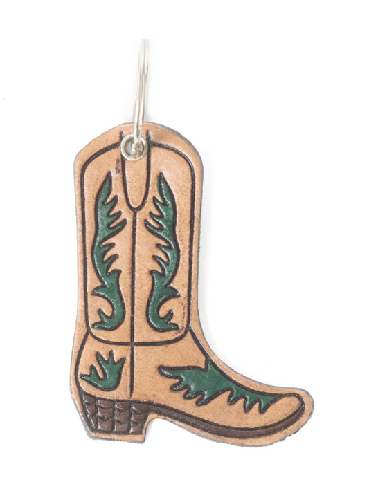 Leather Boot Key Fob
