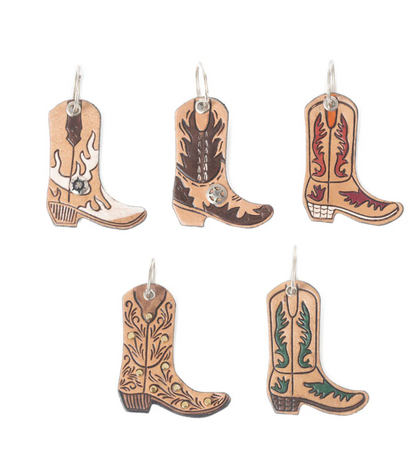 Leather Boot Key Fob