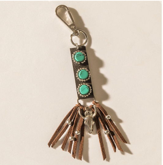 Adventurer Leather Keychain