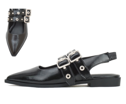 Double Buckle Flat (Two Colors)