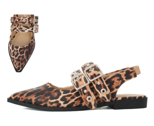 Double Buckle Flat (Two Colors)