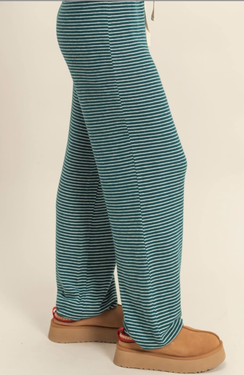 Striped Drawstring Lounge Jogger (6 Colors)