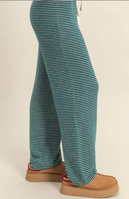 Striped Drawstring Lounge Jogger (6 Colors)