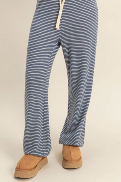 Striped Drawstring Lounge Jogger (6 Colors)