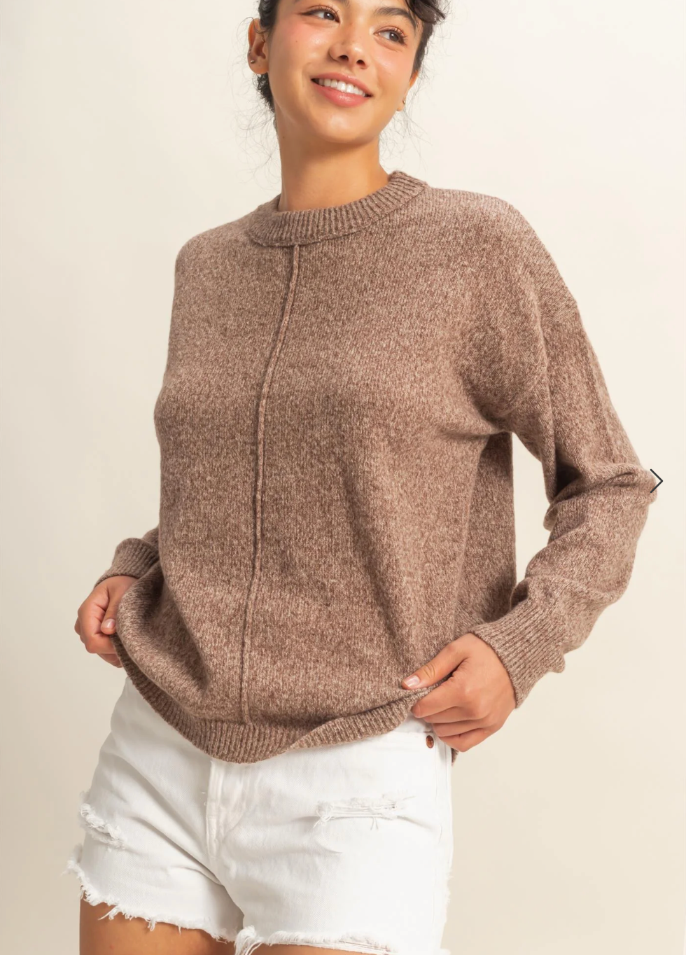 Claire Front Seam Sweater (5 Colors)