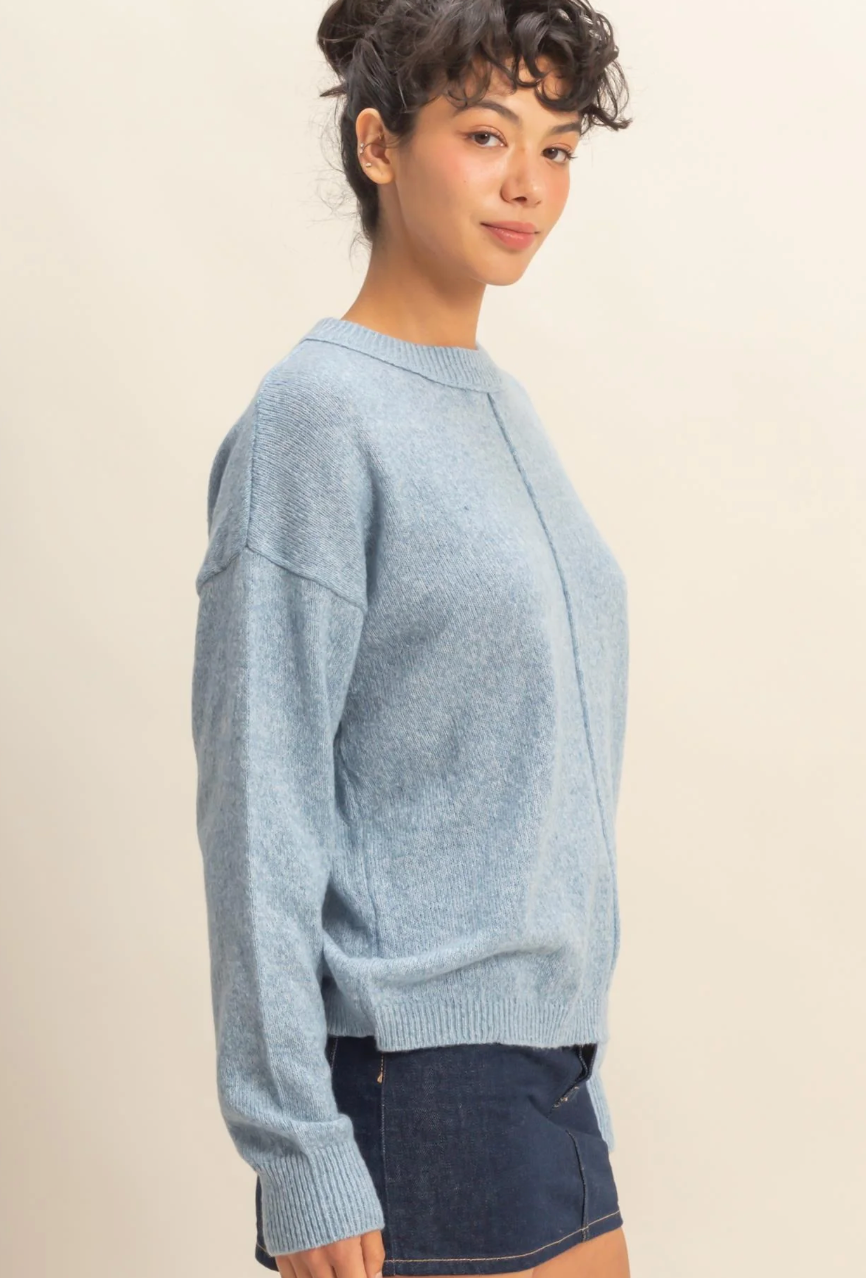 Claire Front Seam Sweater (5 Colors)
