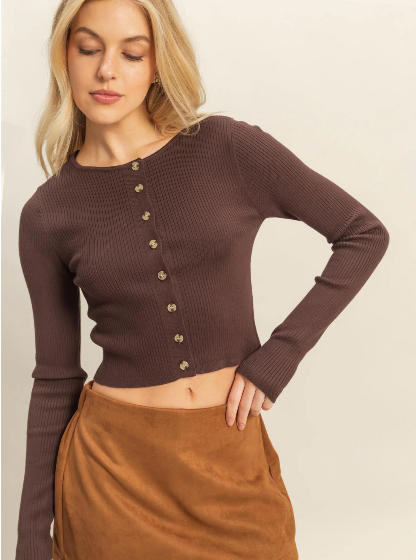 Ribbed Knit Cardigan (4 Colors)