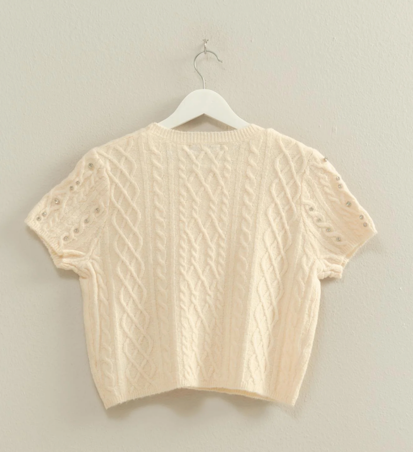 Rhinestone Studded Sweater (3 Colors)