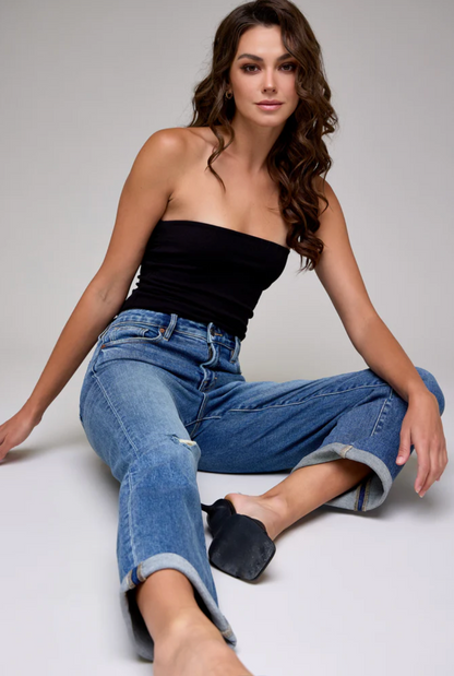 Ella Double Cuffed Jean