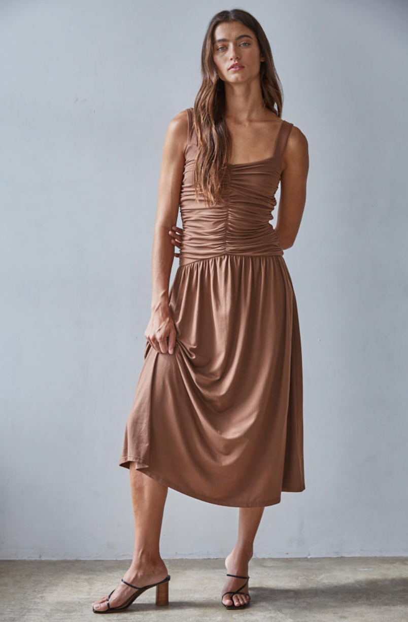 Lavinnea Shirred Maxi
