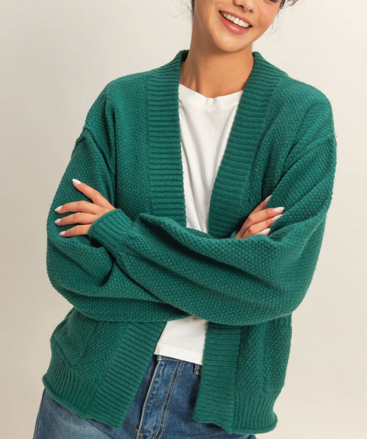 Amayah Textured Cardigan (Six Colors)