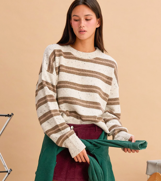 Winona Strip Sweater