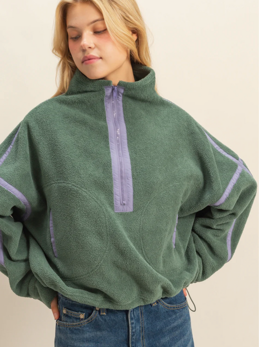 Wrenlee Fleece Pullover (Four Colors)