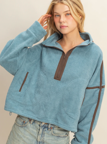 Wrenlee Fleece Pullover (Four Colors)