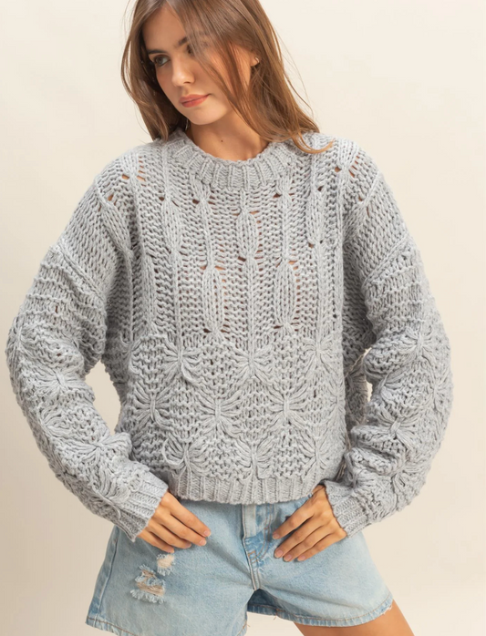 Neriah Chunky Knit Sweater (Three Colors)