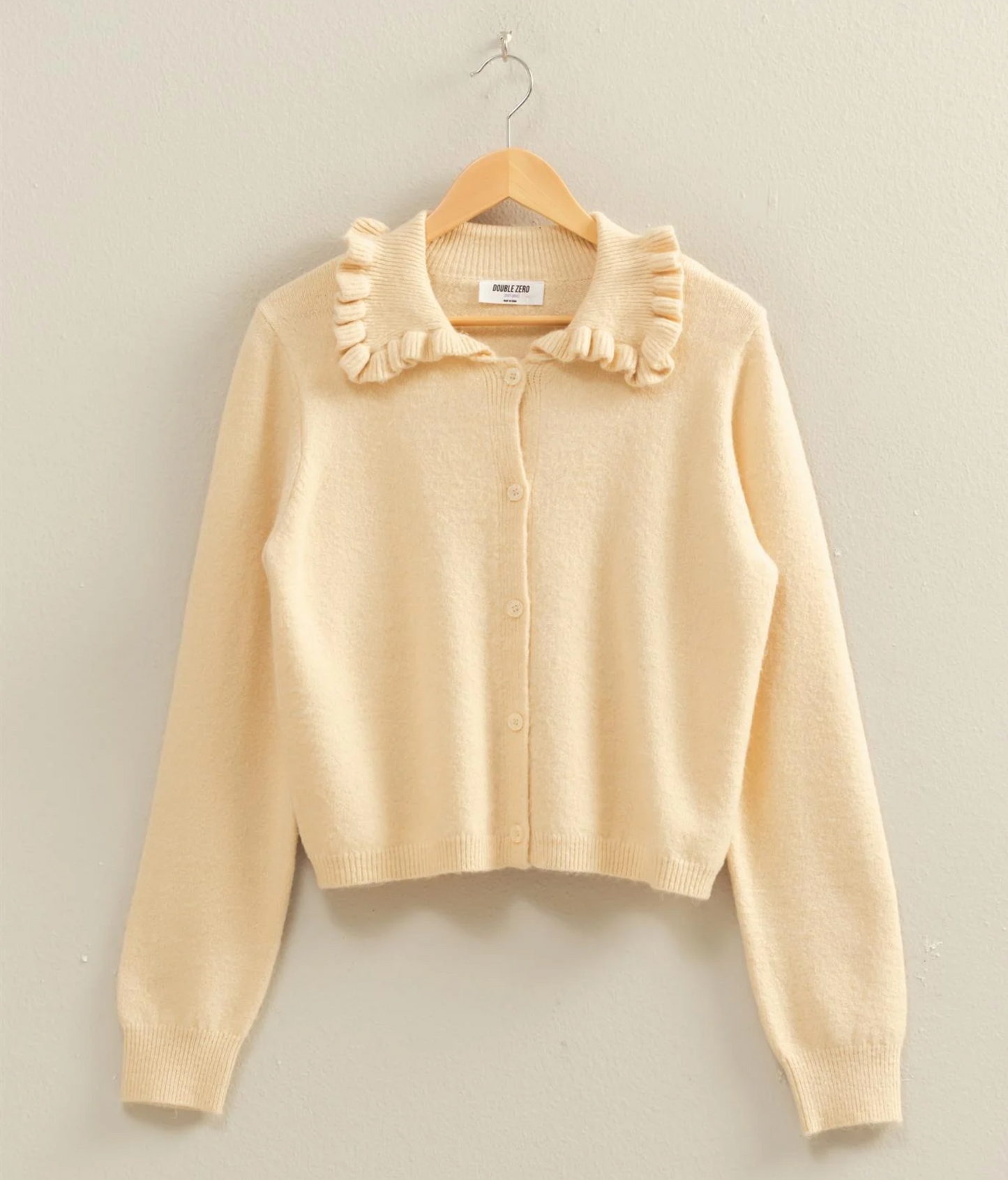 Tatiana Ruffle Collar Cardigan