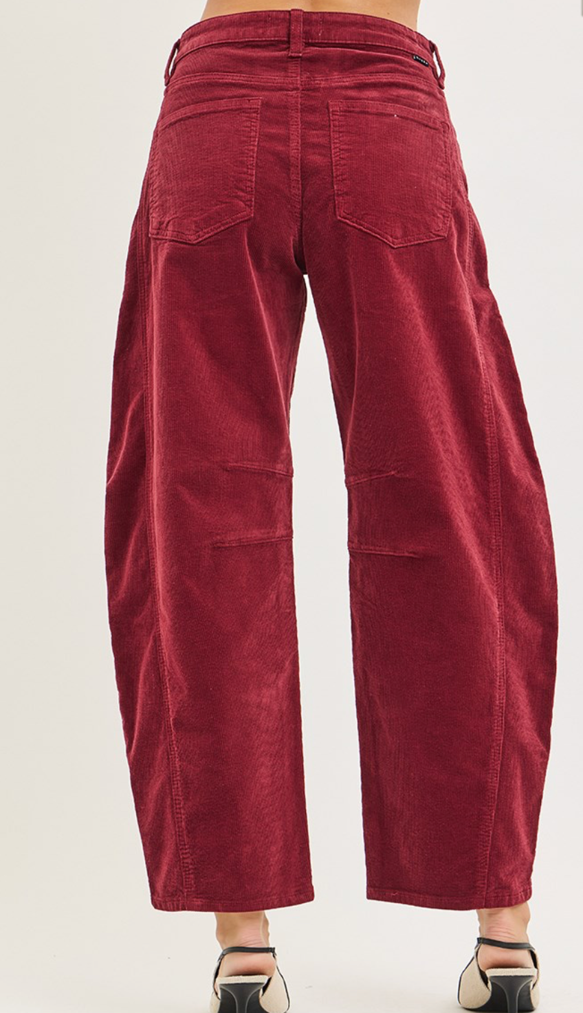 Tori Barrel Corduroy Jeans