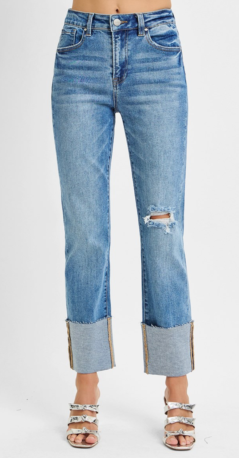 Alexa Ankle Straight Jean