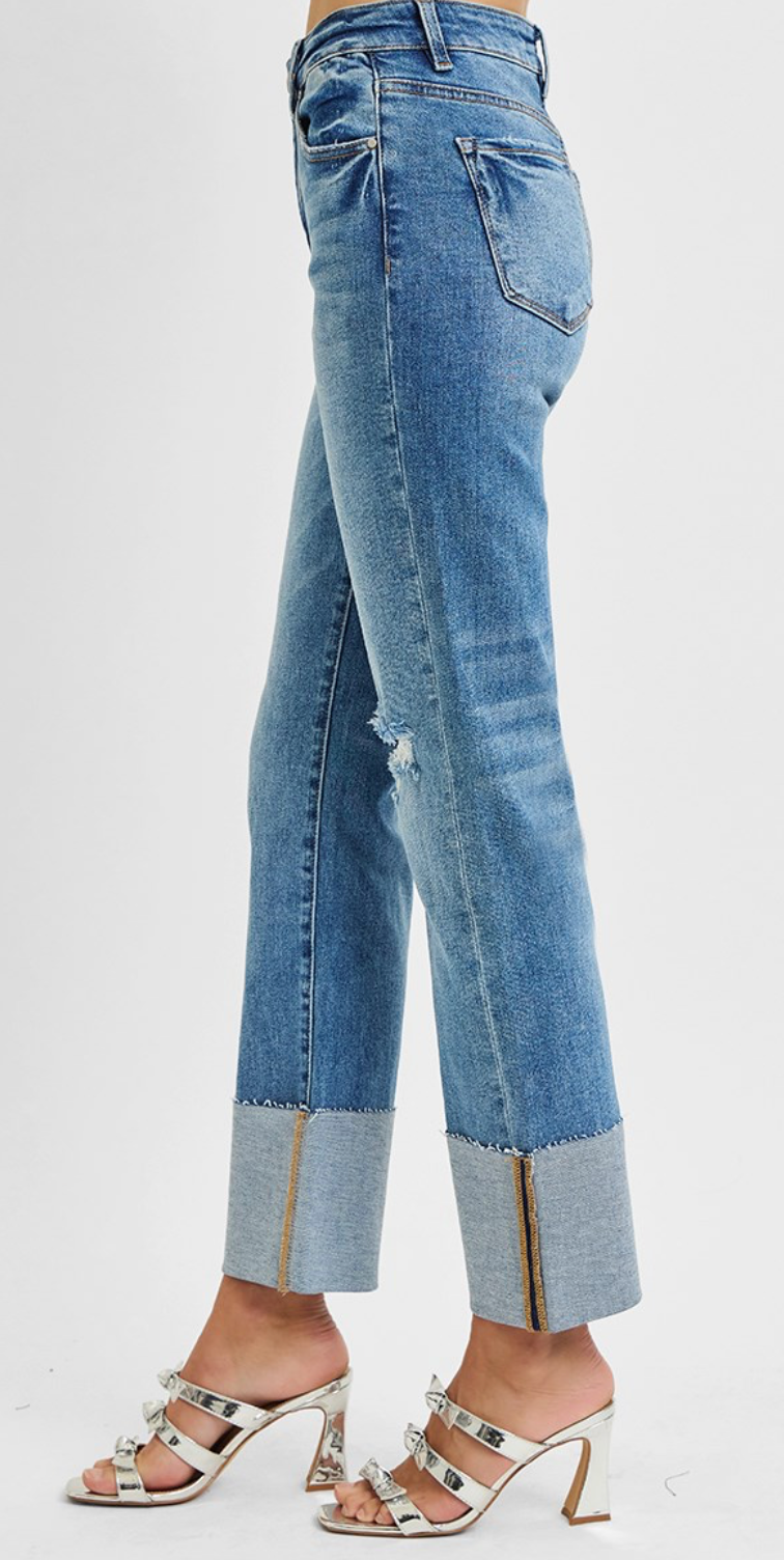 Alexa Ankle Straight Jean