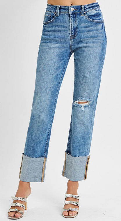 Alexa Ankle Straight Jean