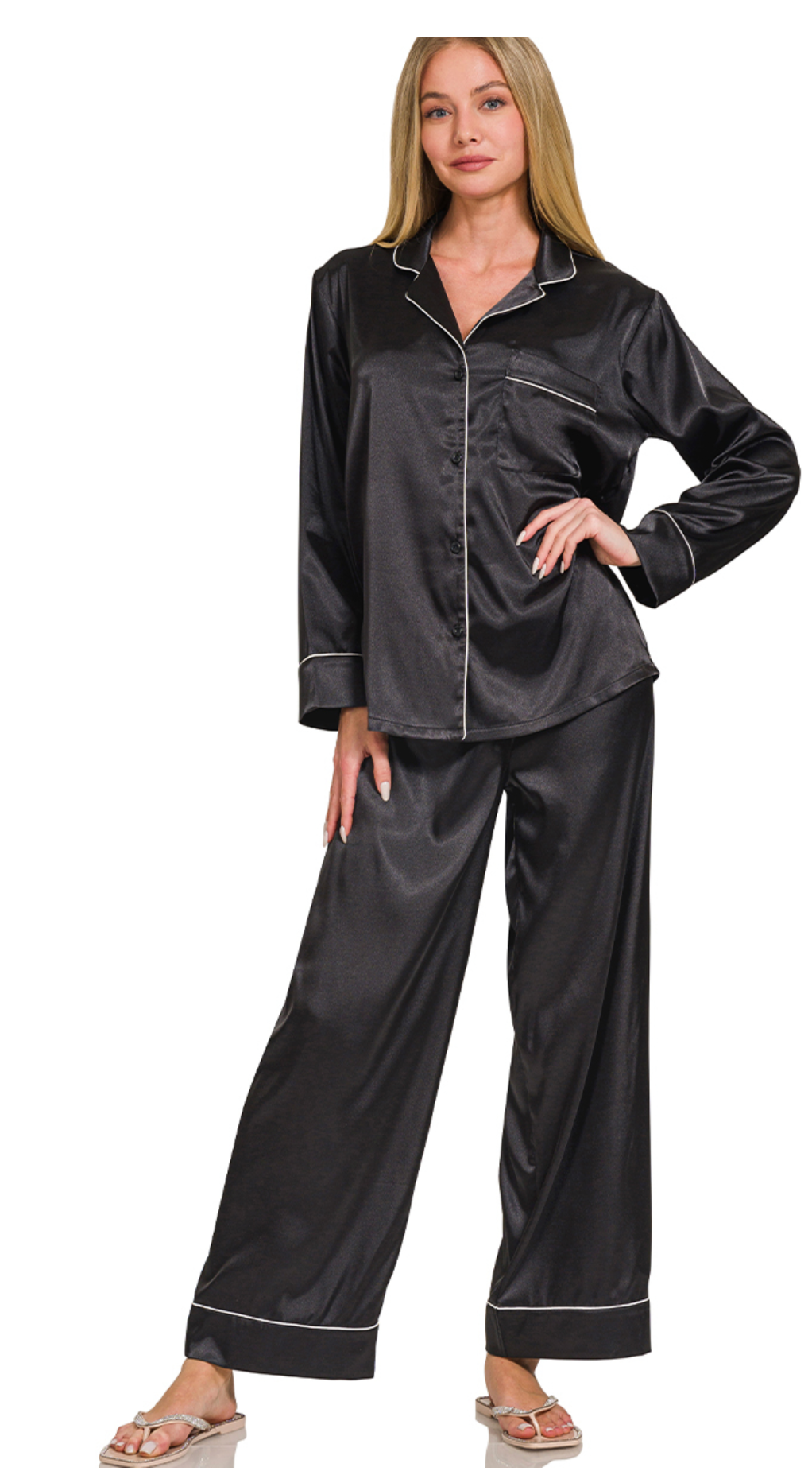 Satin Pajama Set