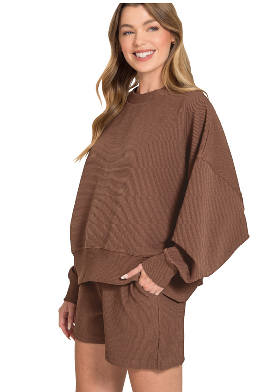 Robbie Two-Piece Short Lounge Set