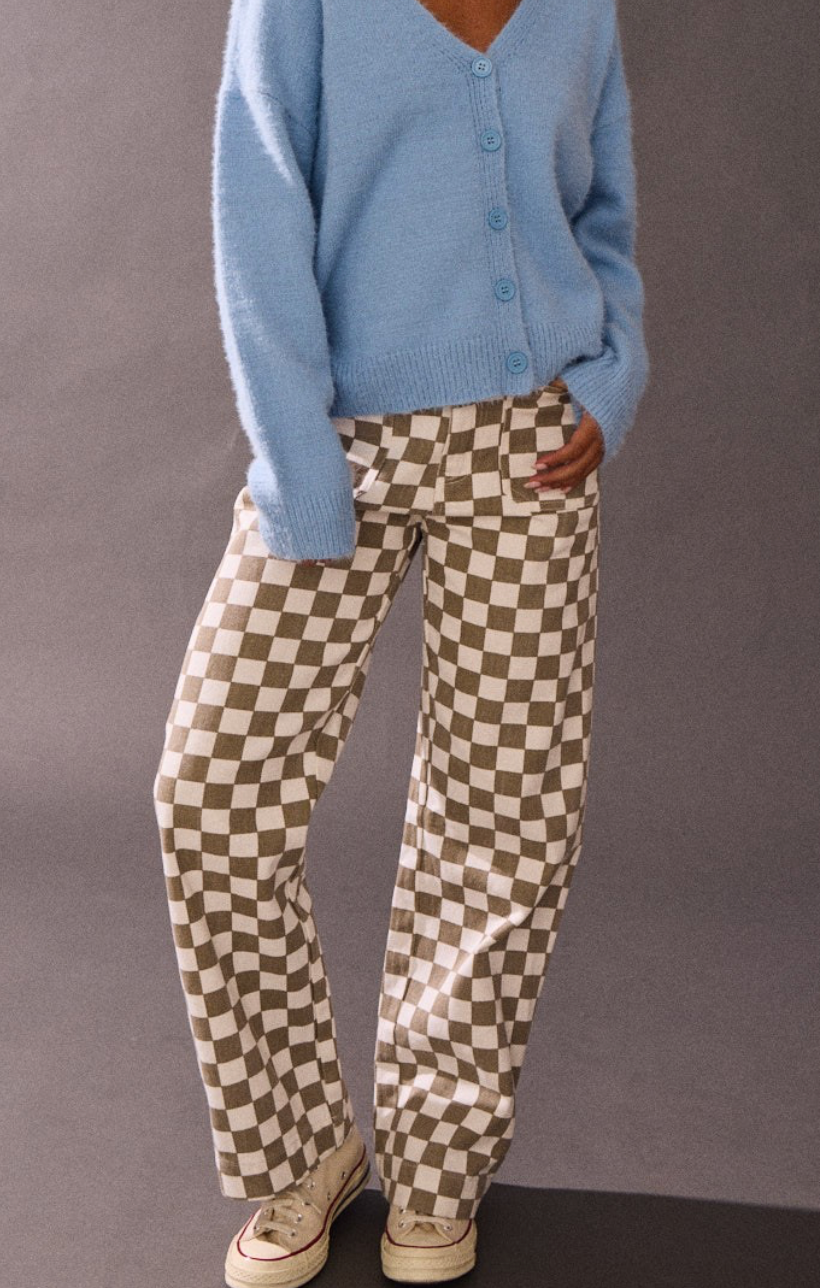Checkered Pants