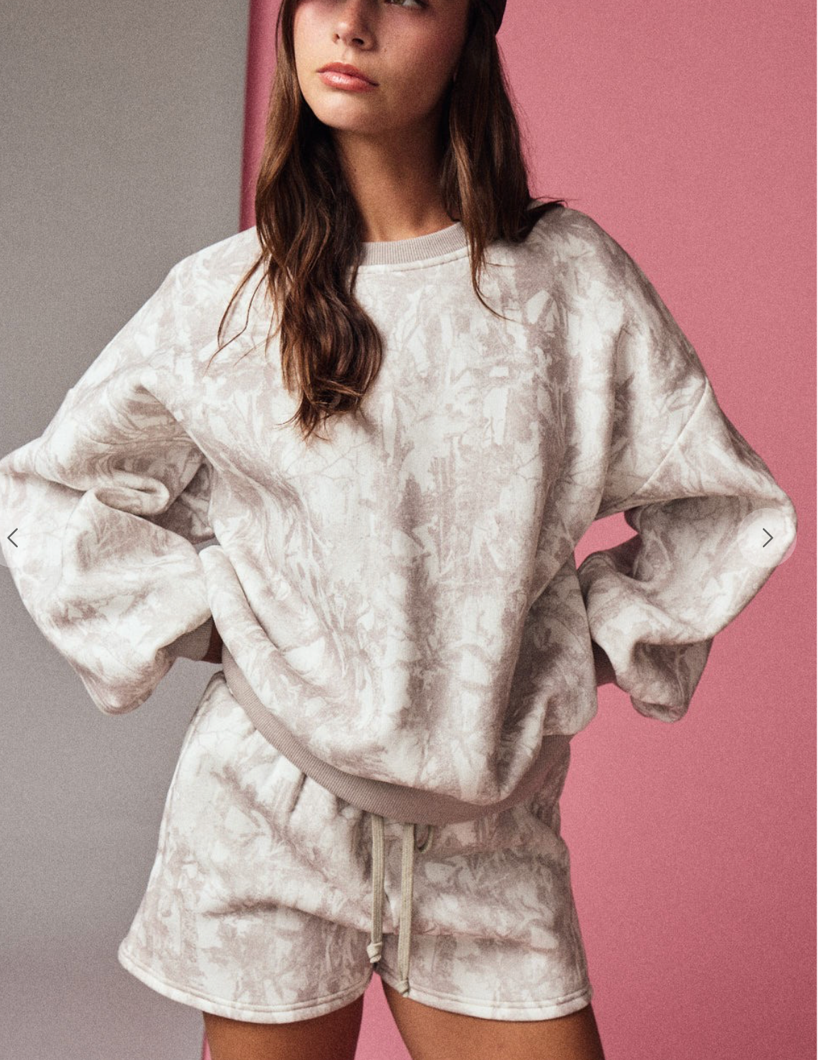 Camo Crew Neck and Short Set