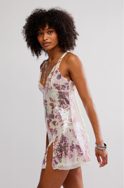 Dazzle Me Sequin Jacquard Dress