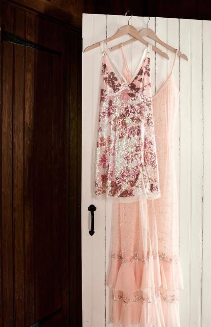 Dazzle Me Sequin Jacquard Dress