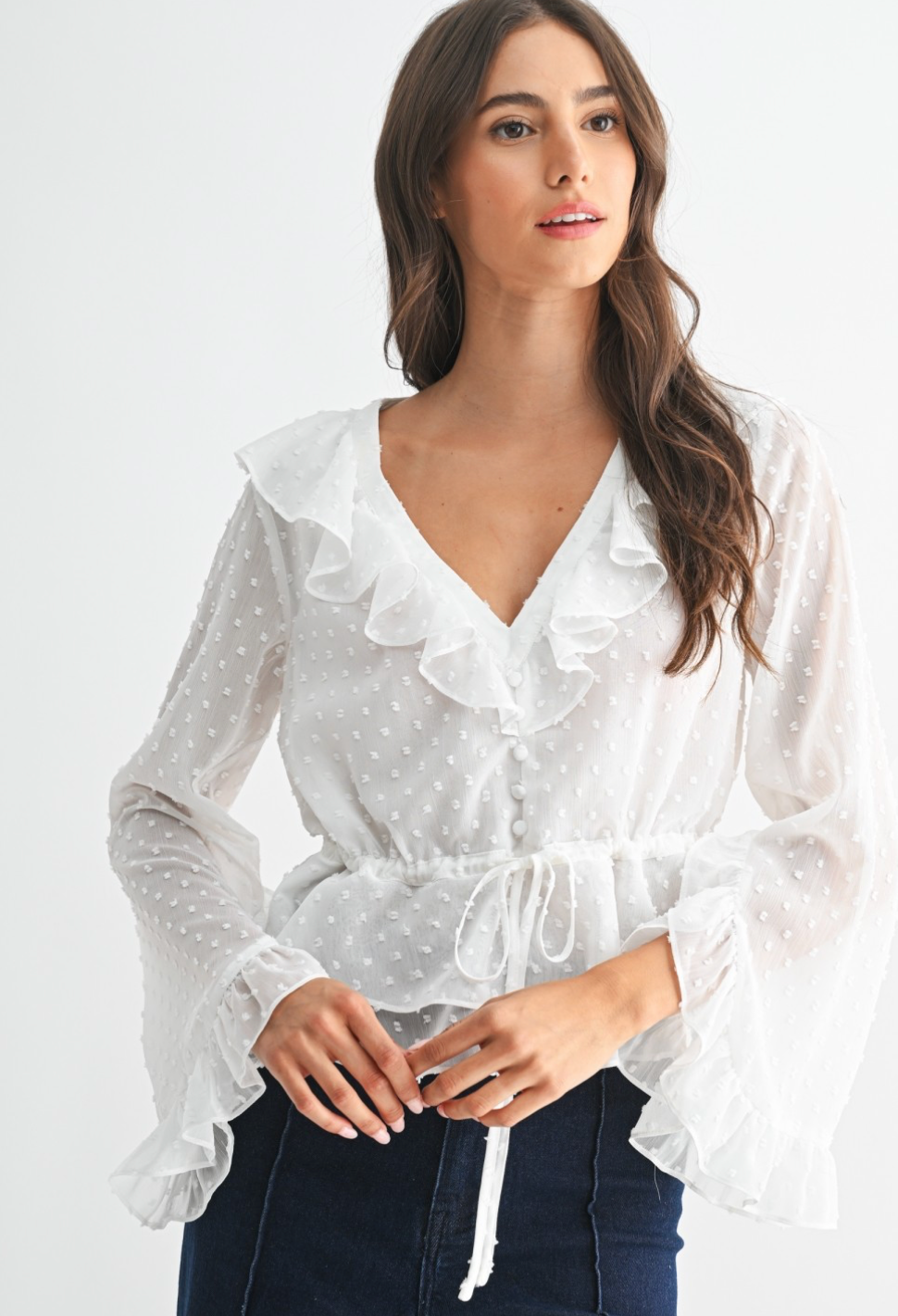 Chantel Ruffle Blouse
