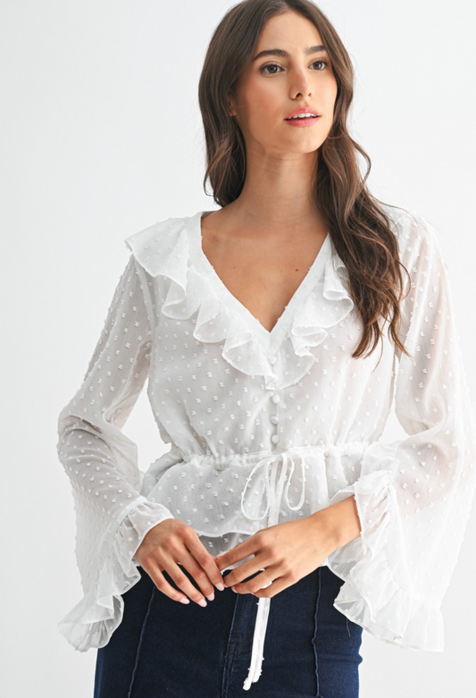 Chantel Ruffle Blouse