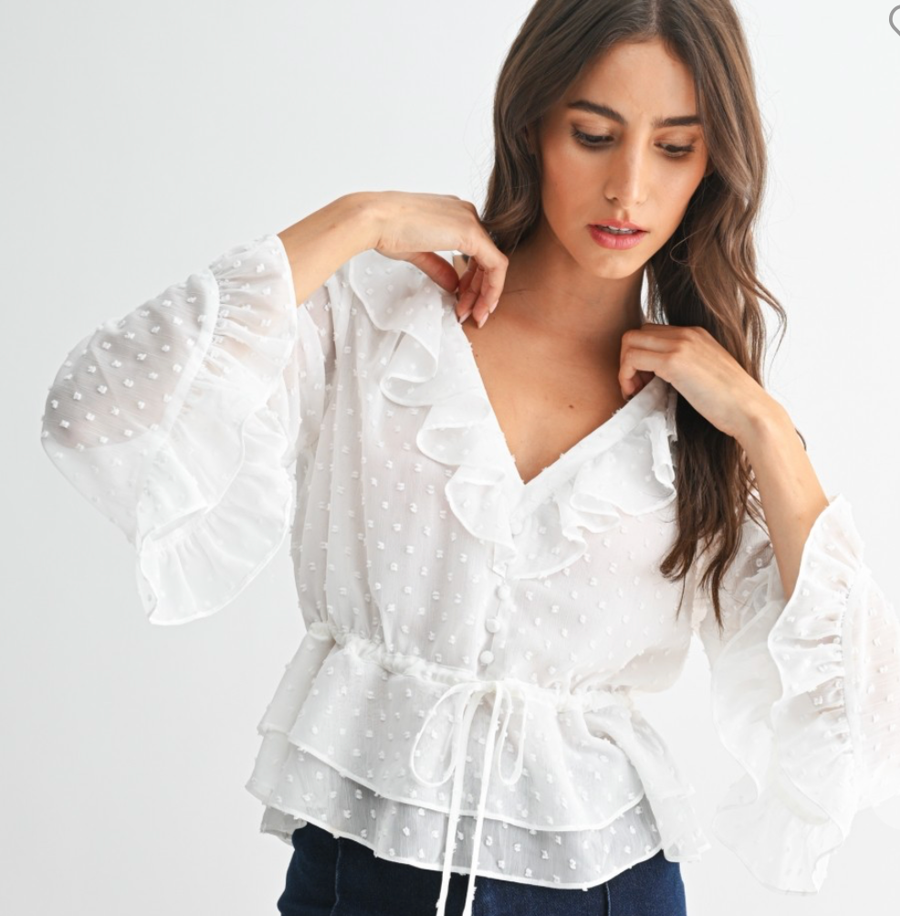 Chantel Ruffle Blouse